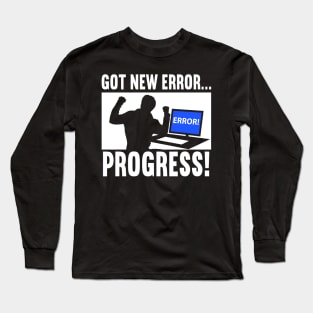 New Error Developer Programmer Long Sleeve T-Shirt